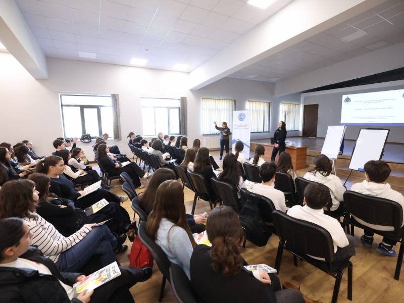 ფსიქოაქტიური ნივთიერებების ავადმოხმარების პრევენციის კამპანია „მე მომავალში“ საქართველოს საჯარო სკოლებში გრძელდება